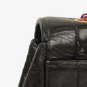 Chanel Vintage Small Single Flap Bag Black Quilted Lambskin With 24K Gold-Plated Hardware