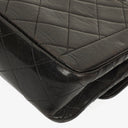 Chanel Vintage Small Single Flap Bag Black Quilted Lambskin With 24K Gold-Plated Hardware