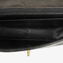 Chanel Vintage Small Single Flap Bag Black Quilted Lambskin With 24K Gold-Plated Hardware