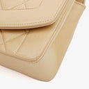 Chanel Vintage Small Diana Beige Flap Bag 24K Gold-Plated Hardware