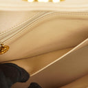 Chanel Vintage Small Diana Beige Flap Bag 24K Gold-Plated Hardware