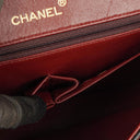 Chanel Vintage Square Classic Double Flap Bag Black Quilted Lambskin 24K Gold-Plated Hardware