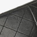 Chanel Vintage Square Classic Double Flap Bag Black Quilted Lambskin 24K Gold-Plated Hardware