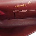 Chanel Vintage Timeless Classic Medium Double Flap Bag Black Quilted Lambskin With 24K Gold-Plated Hardware And Mademoiselle Chain