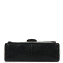 Chanel Vintage Timeless Classic Square Single Flap Bag Black Quilted Lambskin With 24K Gold-Plated Hardware