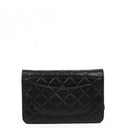 Chanel Wallet On Chain WOC Black Quilted Lambskin With Gold-Tone  Hardware