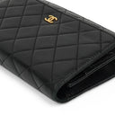 Chanel Wallet On Chain WOC Black Quilted Lambskin With Gold-Tone  Hardware
