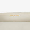 Chanel White Horizontal Quilted Small Double Flap Bag With 24K Gold-Plated Hardware
