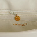 Chanel White Horizontal Quilted Small Double Flap Bag With 24K Gold-Plated Hardware