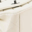 Chanel White Quilted Lambskin Plastic Hardware Shouder Bag