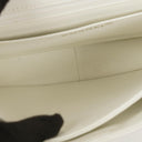 Chanel White Quilted Lambskin Plastic Hardware Shouder Bag