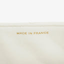 Chanel White Quilted Lambskin Plastic Hardware Shouder Bag