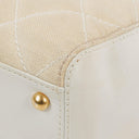 Chanel Wild Stitch Beige Surpique Tote Bag
