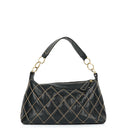 Chanel Wild Stitch Black Quilted Leather CC Shoulder Bag With Gold-Tone Hardware