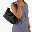 Chanel Wild Stitch Black Quilted Leather CC Shoulder Bag With Gold-Tone Hardware