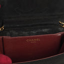 Chanel WOC Mini Classic Full Flap Black Quilted Suede With 24K Gold-Plated Hardware