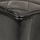 Chanel XL CC Logo Black Quilted Leather Tote Bag