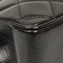 Chanel XL CC Logo Black Quilted Leather Tote Bag