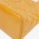 Chanel Yellow Patent Leather Medallion Tote Bag