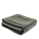 Chloe Black Calfskin Paddington Compact Zip Around Coin Purse Wallet