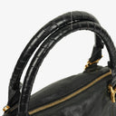 Chloe Black Marcie Leather Top Handle Shoulder Bag