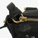 Chloe Black Marcie Leather Top Handle Shoulder Bag