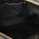 Chloe Black Marcie Leather Top Handle Shoulder Bag