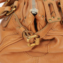 Chloe Brown Paddington Calfskin Satchel Bag