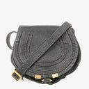 Chloe Marcie Back Leather Saddle Crossbody Bag