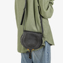 Chloe Marcie Back Leather Saddle Crossbody Bag