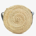 Chloe Marcie Raffia and Leather Basket Crossbody Bag