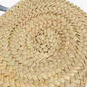 Chloe Marcie Raffia and Leather Basket Crossbody Bag
