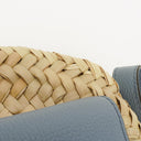 Chloe Marcie Raffia and Leather Basket Crossbody Bag