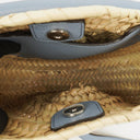 Chloe Marcie Raffia and Leather Basket Crossbody Bag