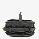 Chloe Marcie Black Leather Saddle Crossbody Bag