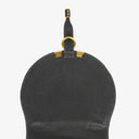 Chloe Marcie Black Leather Saddle Crossbody Bag