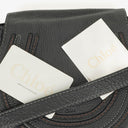 Chloe Marcie Black Leather Saddle Crossbody Bag