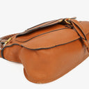 Chloe Marcie Brown Grained Leather Bag