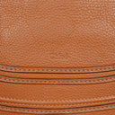 Chloe Marcie Brown Grained Leather Bag