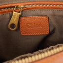 Chloe Marcie Brown Grained Leather Bag