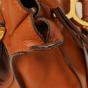 Chloe Marcie Brown Grained Leather Bag