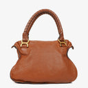 Chloe Marcie Brown Grained Leather Bag