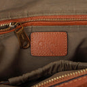 Chloe Marcie Brown Grained Leather Bag
