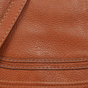 Chloe Marcie Brown Grained Leather Bag