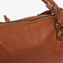 Chloe Marcie Brown Grained Leather Bag