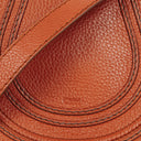 Chloe Marcie Brown Leather Saddle Crossbody Bag