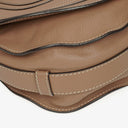 Chloe Marcie Brown Leather Shoulder Bag
