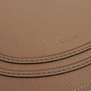 Chloe Marcie Brown Leather Shoulder Bag