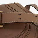 Chloe Marcie Brown Leather Shoulder Bag