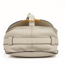 Chloe Marcie Neutral Leather Saddle Crossbody Bag